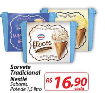 Nacional Sorvete Tradicional Nestle 1.5L oferta