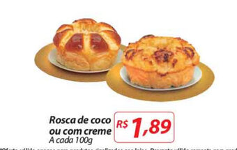 Nacional Rosca de Coco ou com Creme 100g oferta