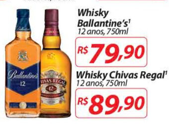 Whisky Ballantine's 12 anos 750ml
