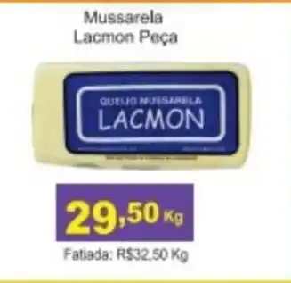 Calvo Atacadista Mussarela Lacmon peca 1kg oferta