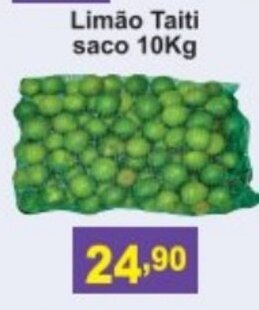 Calvo Atacadista Limao Taiti saco 10kg oferta