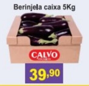 Berinjela caixa 5kg