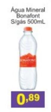 Agua Mineral Bonafont S/gas 500ml