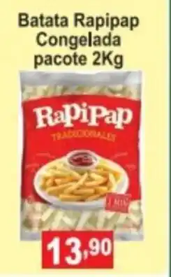 Calvo Atacadista Batata Rapipap Congelada pacote 2kg oferta