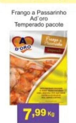 Calvo Atacadista Frango a Passarinho Ad'Oro Temperado pacote 1kg oferta