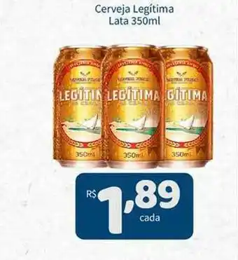 Cerveja Legítima Lata 350ml