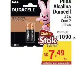 Pilha Alcalina Duracell Aaa Com 2 Pilhas