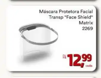 Conibase Máscara Protetora Facial Transp oferta