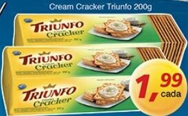 Supermercados Guanabara Cream Cracker Triunfo 200g oferta