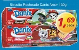 Biscoito Recheado Danix Arcor 130g