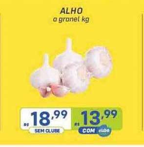 Prezunic Alho a granel kg oferta