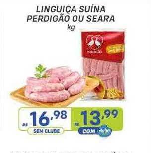 Linguiça suína perdigão ou seara kg