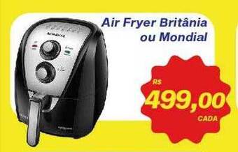 Supermercados Planalto Air fryer britânia ou mondial oferta