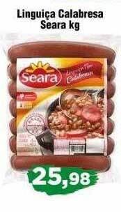 Copercana Linguiça calabresa seara kg oferta