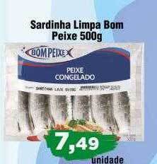 Copercana Sardinha limpa bom peixe oferta