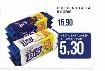 Apoio Mineiro Chocolate lacta bis oferta
