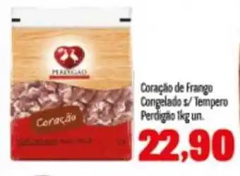 Rede Top Coração de frango congelado s tempero perdigão oferta