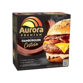 Brasão Supermercados Hambúrguer congelado costela aurora 400g oferta