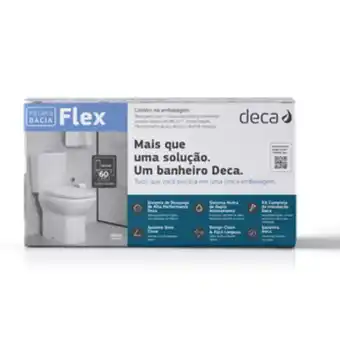 Leroy Merlin Kit vaso sanitário com caixa acoplada flex branco deca oferta