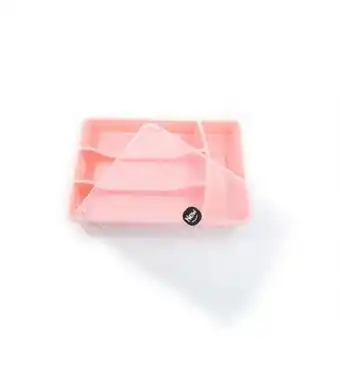 Freitas Varejo Porta talheres com tampa de plástico rosa new plastic 32x22x4cm 1786 oferta