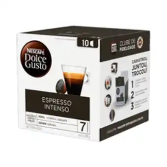 Cápsula dolce gusto espresso intenso 80g com 10 unidades