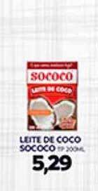 Novo Mix Leite de coco sococo oferta