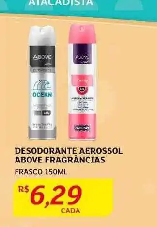Assaí Atacadista Desodorante aerossol above fragrâncias oferta