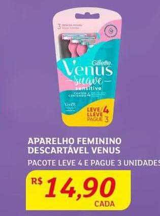 Assaí Atacadista Aparelho feminino descartável venus oferta