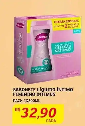Assaí Atacadista Sabonete líquido íntimo feminino intimus oferta