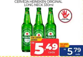 Cerveja heineken original long neck