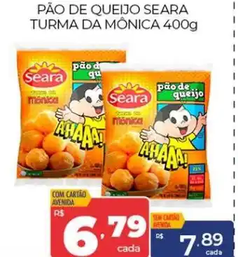 Pão de queijo seara turma da mônica