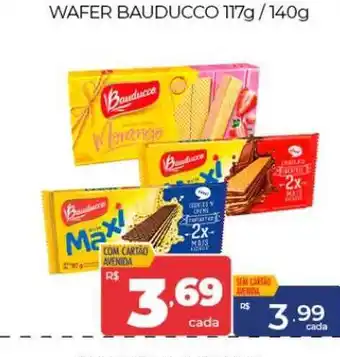 Supermercados Avenida Wafer bauducco oferta