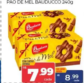 Supermercados Avenida Pão de mel bauducco oferta