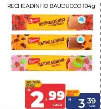 Supermercados Avenida Recheadinho bauducco oferta