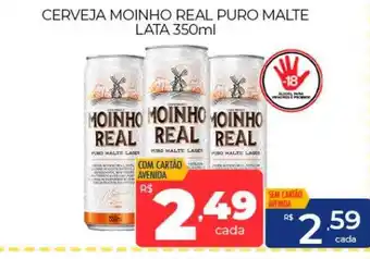 Cerveja moinho real puro malte