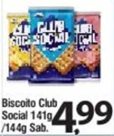 Biscoito Club Social 141g, 144g