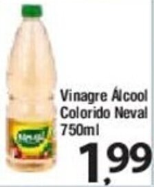 Vinagre Álcool Colorido Neval 750ml