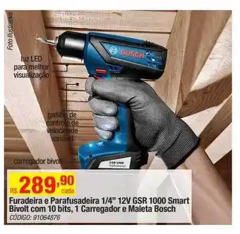 Leroy Merlin Furadeira e parafusadeira 1 4 oferta