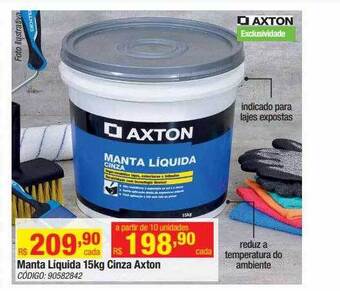 Leroy Merlin Manta liquida 15kg cinza axton oferta