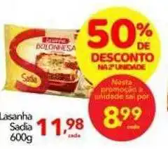 Lopes Supermercados Lasanha sadia oferta