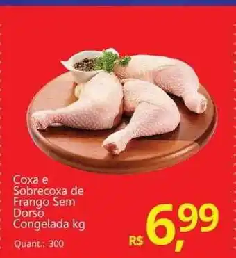 Supermercados Koch Coxa e sobrecoxa de frango sem dorso congelado kg oferta