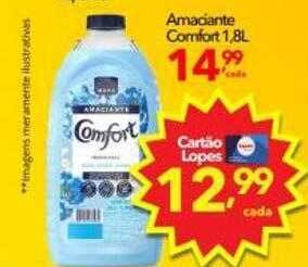 Lopes Supermercados Amaciante comfort oferta