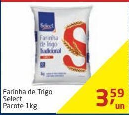 Farinha de trigo select 1kg