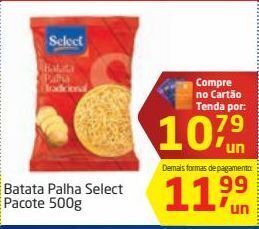 Tenda Atacado Batata palha select 500g oferta