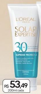 Drogal Protetor solar l'oréal 40g oferta