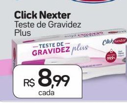 Drogal Teste de gravidez plus click nexter oferta