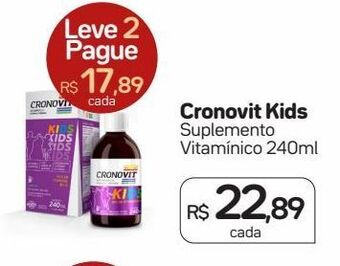 Suplemento vitanímico cronovit kids 240ml