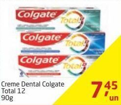 Tenda Atacado Creme dental colgate total 12 90g oferta