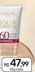 Drogal Protetor solar antiarrugas l'oréal 40g oferta