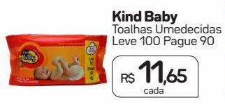 Drogal Toalhas umedecidas kind baby 100un oferta